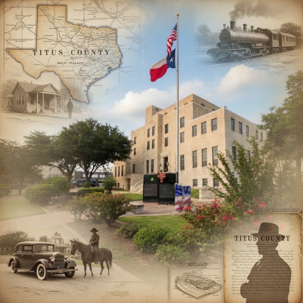Titus County, Texas Image of Cows, Fish, Deer